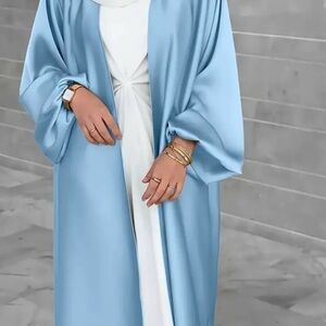 Elegant Blue Women's Robe